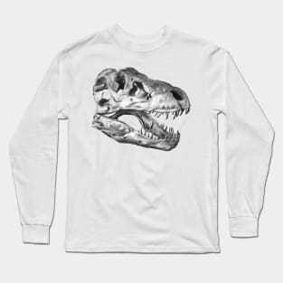 Tyrannosaurus Skull Long Sleeve T-Shirt